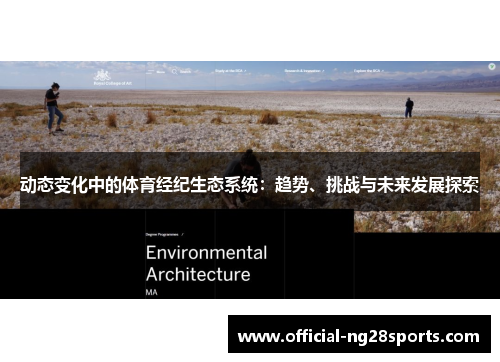 动态变化中的体育经纪生态系统：趋势、挑战与未来发展探索