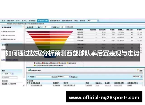 如何通过数据分析预测西部球队季后赛表现与走势